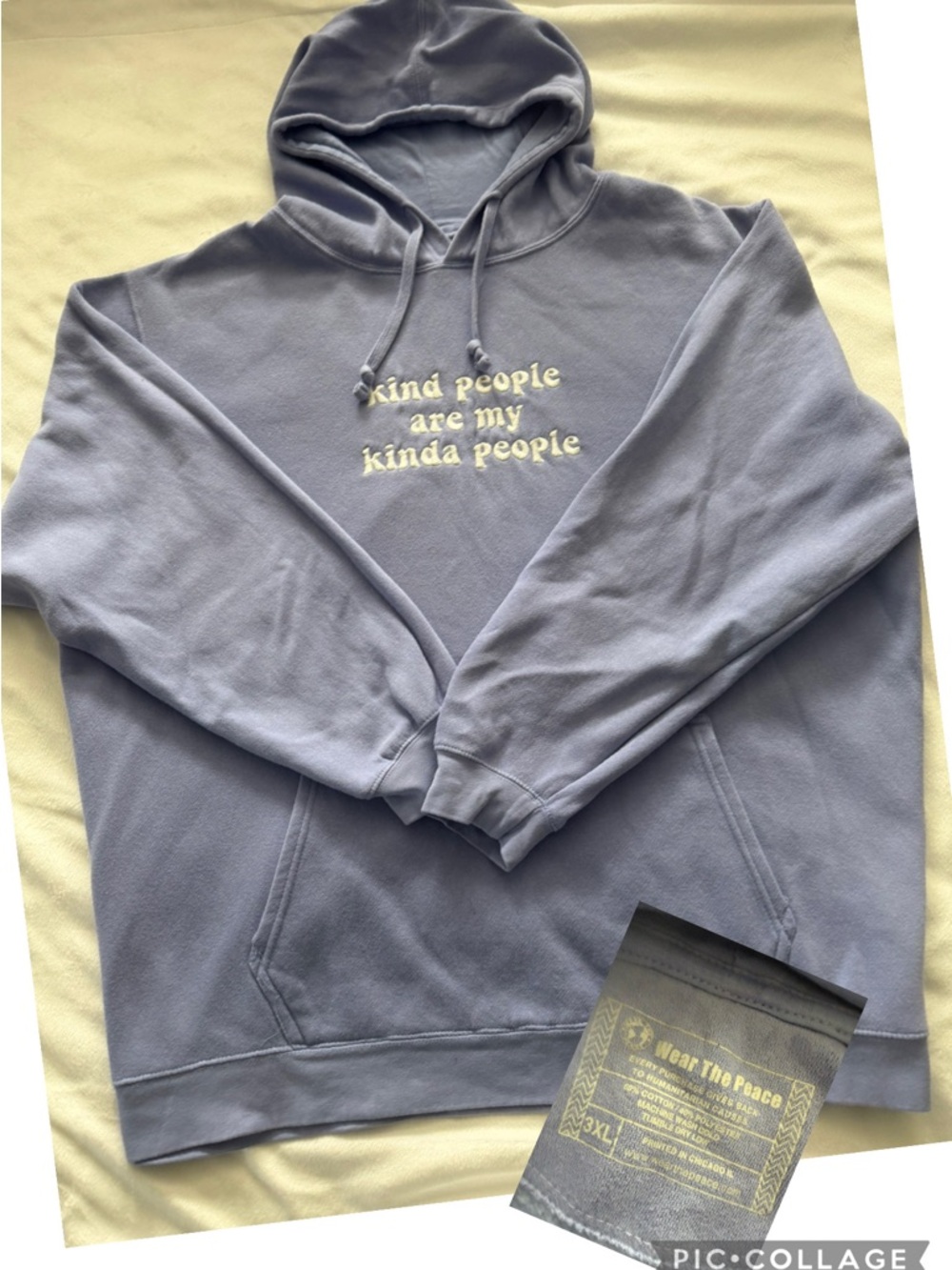 Kind People Are My Kinda People Lavender Hoodie